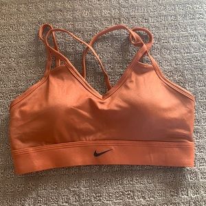 Nike Dri-Fit Sports Bra Size M In Rust